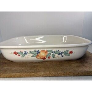 Corelle ABUNDANCE Coordinates Stoneware 9"x13" Casserole Baking Dish Pan